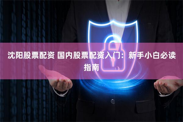 沈阳股票配资 国内股票配资入门：新手小白必读指南